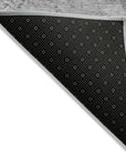 LOOMLAN Rugs Arienne Gray Washable Indoor-Outdoor Rug