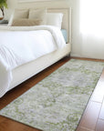 LOOMLAN Rugs Arienne Olive Washable Indoor-Outdoor Rug