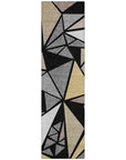 LOOMLAN Rugs Aristea Black Washable Indoor-Outdoor Rug