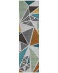 LOOMLAN Rugs Aristea Gray Washable Indoor-Outdoor Rug