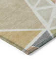 LOOMLAN Rugs Aristea Ivory Washable Indoor-Outdoor Rug