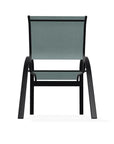 Aruba II Durable Sling Dining Stacking Cafe Chair - LOOMLAN - Telescope - Outdoor Accent Chairs