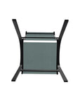 Aruba II Durable Sling Dining Stacking Cafe Chair - LOOMLAN - Telescope - Outdoor Accent Chairs