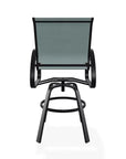 Aruba II Sling Bar Height Swivel Cafe Chair - LOOMLAN - Telescope - Outdoor Accent Chairs