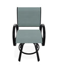 Aruba II Sling Dining Height Stacking Cafe Chair - LOOMLAN - Telescope - Outdoor Accent Chairs