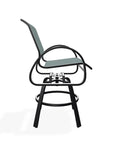 Aruba II Sling Dining Height Stacking Cafe Chair - LOOMLAN - Telescope - Outdoor Accent Chairs