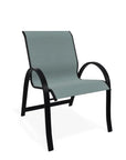 Aruba II Sling Stacking Arm Chair - LOOMLAN - Telescope - Outdoor Accent Chairs