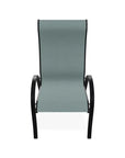 Aruba II Sling Supreme Stacking Arm Chair - LOOMLAN - Telescope - Outdoor Accent Chairs