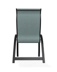 Aruba II Sling Supreme Stacking Arm Chair - LOOMLAN - Telescope - Outdoor Accent Chairs