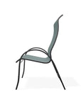Aruba II Sling Supreme Stacking Arm Chair - LOOMLAN - Telescope - Outdoor Accent Chairs