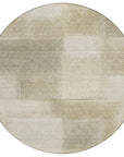 LOOMLAN Rugs Asha Brown Washable Indoor-Outdoor Rug