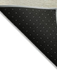 LOOMLAN Rugs Asha Brown Washable Indoor-Outdoor Rug