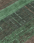 LOOMLAN Rugs Ashuryn Green Washable Indoor-Outdoor Rug