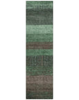 LOOMLAN Rugs Ashuryn Green Washable Indoor-Outdoor Rug