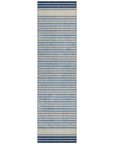LOOMLAN Rugs Asymira Blue Washable Indoor-Outdoor Rug