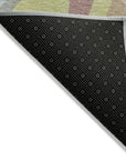 LOOMLAN Rugs Asymma Brown Washable Indoor-Outdoor Rug