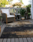 LOOMLAN Rugs Atalika Gray Washable Indoor-Outdoor Rug
