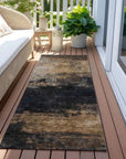 LOOMLAN Rugs Atalika Gray Washable Indoor-Outdoor Rug