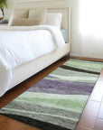 LOOMLAN Rugs Athena Purple Washable Indoor-Outdoor Rug