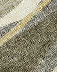 LOOMLAN Rugs Athena Taupe Washable Indoor-Outdoor Rug