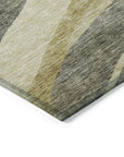 LOOMLAN Rugs Athena Taupe Washable Indoor-Outdoor Rug