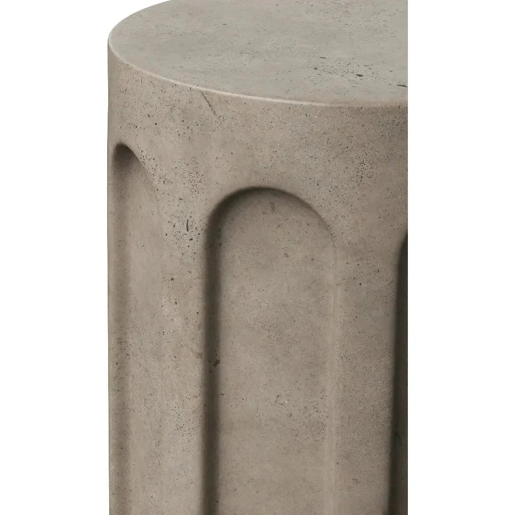 Atlas Concrete Made Outdoor Stool - LOOMLAN - Urbia - Garden Stools