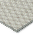 LOOMLAN Rugs Auralyn Brown Washable Indoor-Outdoor Rug