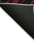 LOOMLAN Rugs Aureva Black Washable Indoor-Outdoor Rug