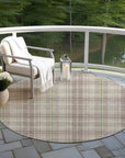 LOOMLAN Rugs Aurora Beige Washable Indoor-Outdoor Rug