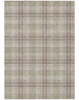 LOOMLAN Rugs Aurora Beige Washable Indoor-Outdoor Rug