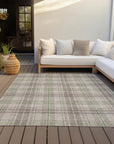 LOOMLAN Rugs Aurora Beige Washable Indoor-Outdoor Rug