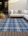LOOMLAN Rugs Aurora Blue Washable Indoor-Outdoor Rug
