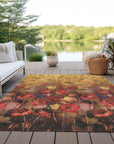 Aurora Gold Washable Indoor - Outdoor Rug - LOOMLAN - LOOMLAN Rugs - Outdoor Rugs