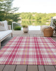 LOOMLAN Rugs Aurora Pink Washable Indoor-Outdoor Rug
