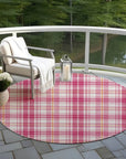 LOOMLAN Rugs Aurora Pink Washable Indoor-Outdoor Rug