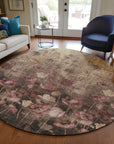 LOOMLAN Rugs Aurora Taupe Washable Indoor-Outdoor Rug