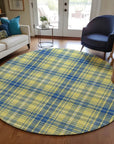 LOOMLAN Rugs Aurora Yellow Washable Indoor-Outdoor Rug
