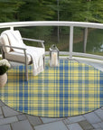 LOOMLAN Rugs Aurora Yellow Washable Indoor-Outdoor Rug