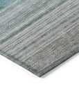 LOOMLAN Rugs Avanora Blue Washable Indoor-Outdoor Rug