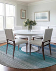 LOOMLAN Rugs Avanora Blue Washable Indoor-Outdoor Rug