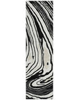 LOOMLAN Rugs Avelia Black Washable Indoor-Outdoor Rug