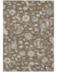 LOOMLAN Rugs Aveline Chocolate Washable Indoor-Outdoor Rug