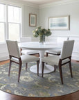 LOOMLAN Rugs Aveline Gray Washable Indoor-Outdoor Rug