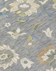 LOOMLAN Rugs Aveline Gray Washable Indoor-Outdoor Rug
