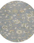 LOOMLAN Rugs Aveline Gray Washable Indoor-Outdoor Rug