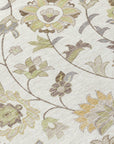 LOOMLAN Rugs Aveline Ivory Washable Indoor-Outdoor Rug