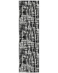 LOOMLAN Rugs Ayani Black Washable Indoor-Outdoor Rug