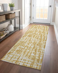 LOOMLAN Rugs Ayani Gold Washable Indoor-Outdoor Rug