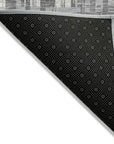 LOOMLAN Rugs Ayani Gray Washable Indoor-Outdoor Rug