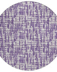 LOOMLAN Rugs Ayani Purple Washable Indoor-Outdoor Rug